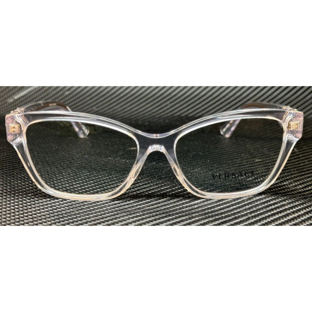 New! Versace Womens Transparent Crystal Eyeglasses - Picture 2 of 5